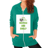 Zip Hoodie (on woman) - My Green Purpose