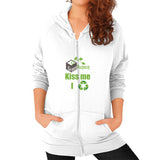 Zip Hoodie (on woman) - My Green Purpose